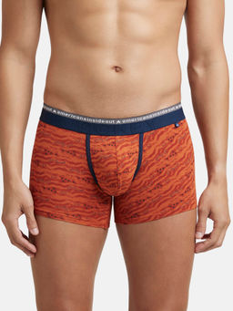 Jockey - US63 Men Super Combed Cotton Elastane Stretch Printed Trunk - Autumn Glaze