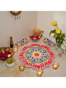 Island Rangoli - Bhavy 16 Inches Crochet Series Floatable Rangoli