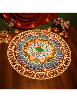 Island Rangoli - Bhavy 46 Inches Crochet Series Floatable Rangoli