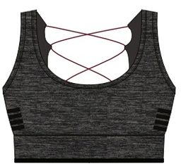 Nykd by Nykaa - NYKD-Women-Sports Bra-NYK305-Grey Melange