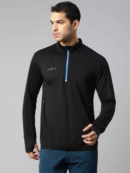 Dida - Men Regular Dry-Fit Full Sleeve Sports T-Shirt Black