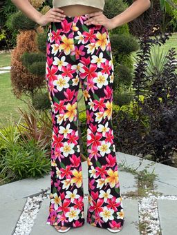 Tandul - Women Stunning Floral Printed Multicolor Pant