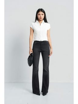 Off Duty India - Midnight Bootcut Black Jeans