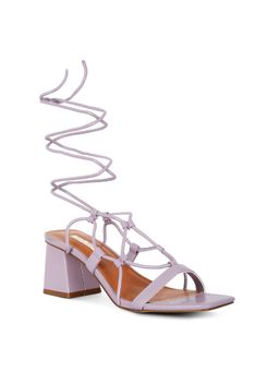 London Rag - Solid Purple Heels