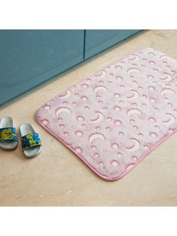 EZ Life - Luminous Crescent Moon Glow In Dark Floor & Math Mat (L 80 x W 50 cms)