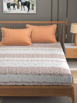 MORADO - Glace Cotton King Flat Bedsheet King Size-Off White