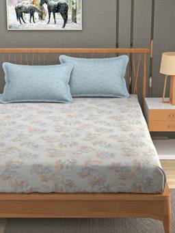 MORADO - Glace Cotton King Flat Bedsheet King Size-White