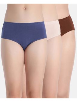 Zivame - Medium Rise Full Coverage Hipster Panty (Pack of 3)