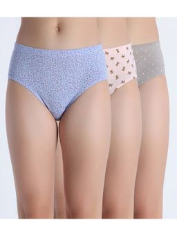 Zivame - Regular Rise Full Coverage Hipster Panty (Pack of 3)