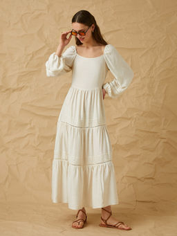 Koton - Maxi Beige Dress
