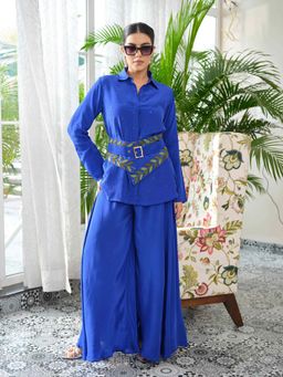 LABEL APURVA - Blue Cintara Co-Ord Set