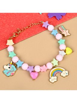 Asthetika Kids - Multi-Color Beads Fashion Bracelet (7-12 Years)
