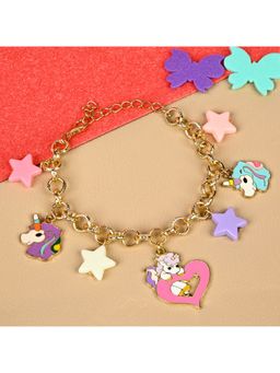 Asthetika Kids - Multi-Color Beads Fashion Bracelet (7-12 Years)