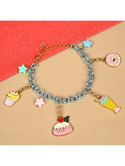 Asthetika Kids - Blue Beads Fashion Bracelet (7-12 Years)