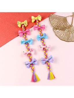 Asthetika Kids - Multi-Color Beads Fashion Hair Clips (Pack of 2) (3-12 Years)