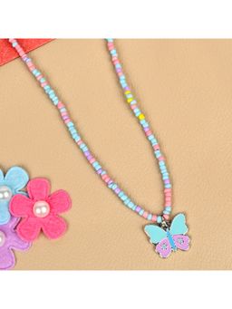 Asthetika Kids - Blue Beads Fashion Necklace (3-12 Years)