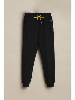Allen Solly - Boys Black Solid Joggers