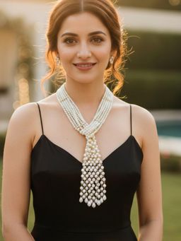 Karatcart - Women Luxurious Multi Layer Pearl Beaded Necklace