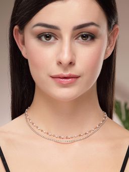 Karatcart - Women Delicate Gold Plated Beaded Pearls Necklace