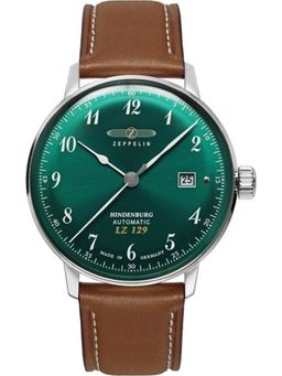 Zeppelin - Men LZ 129 Hindenburg Green Dial Analog Watch - 80564 (M)