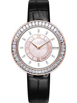 CIGA DESIGN - Women Sparkle White Dial Analog Watch - D022-REWH-1BK (M)