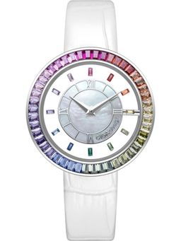 CIGA DESIGN - Women Sparkle White Dial Analog Watch - D022-SIRB-1WH (M)