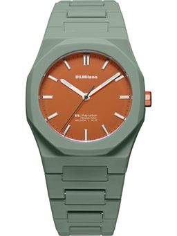D1 Milano - Men Polycarbon Orange Dial Analog Watch - PCBJ48 (M)