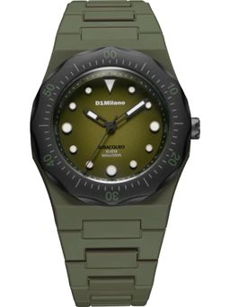 D1 Milano - Men Polycarbon Diver Green Dial Analog Watch - PDBJ04 (M)