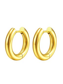 Perfectly Average - Bold Hoops Earring | 18K Gold Plated Jewellery For Women