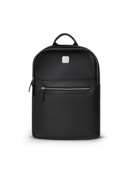 Travel Blue - QUZEL Backpack, crafted from Valencia PU Black