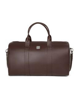 Travel Blue - River Duffle Bag is crafted from Valencia PU Brown