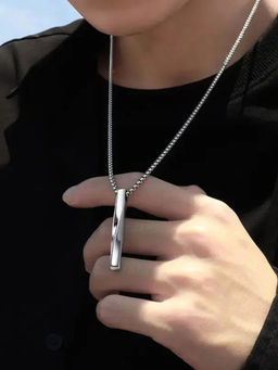 Salty Alpha - Men Collier Silver Chain Necklace