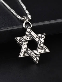 Salty Alpha - Men Scosha Star Silver Necklace