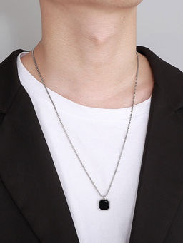 Salty Alpha - Men Midnight Black Charisma Chain Necklace