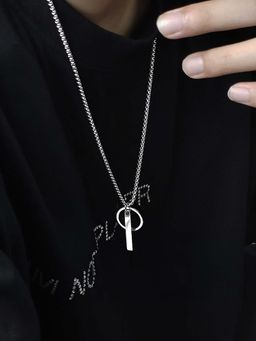 Salty Alpha - Men Rebel Relic Silver Chain Necklace