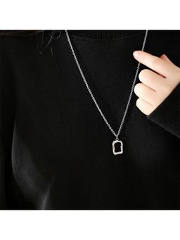 Salty Alpha - Men Silver Wave Funky Fusion Necklace