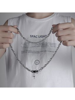 Salty Alpha - Men Black Diamond Chain Necklace