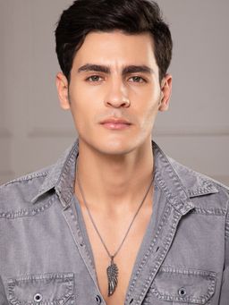 Salty Alpha - Men Silver Hellfire Wing Necklace