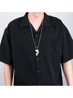 Salty Alpha - Men White Stone Mischief Maker Pendant Necklace