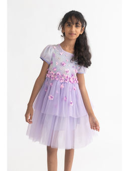 A Little Fable - Lavender Fiore Dress