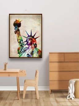 The Art House - Abstract Painting Multicolor (40X30 Inches)