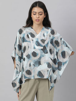 RAREISM - Blue Printed Top