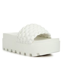 London Rag - Woven White Sandals