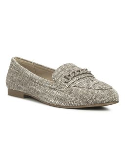 London Rag - Embellished Khaki Loafers