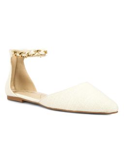 London Rag - Embellished Off White Flats