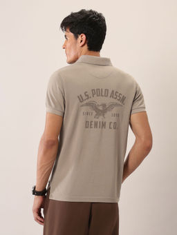 U.S. Polo Assn. Denim Co. - Men'S Brand Printed Muscle Fit Polo Shirt