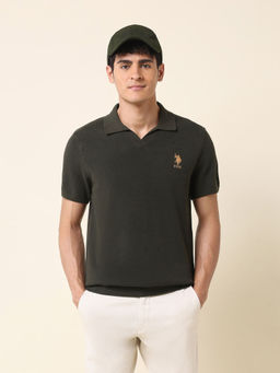U.S. POLO ASSN. - Men's Slim Fit Monochrome Polo Shirt