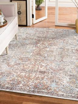 KALEEN - Traditional for Living Area Polyester Self Backing for Longevity Multi-Color