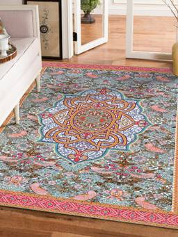 KALEEN - Traditional for Living Area Polyester Self Backing for Longevity Multi-Color