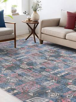 KALEEN - Traditional for Living Area Polyester Self Backing for Longevity Grey